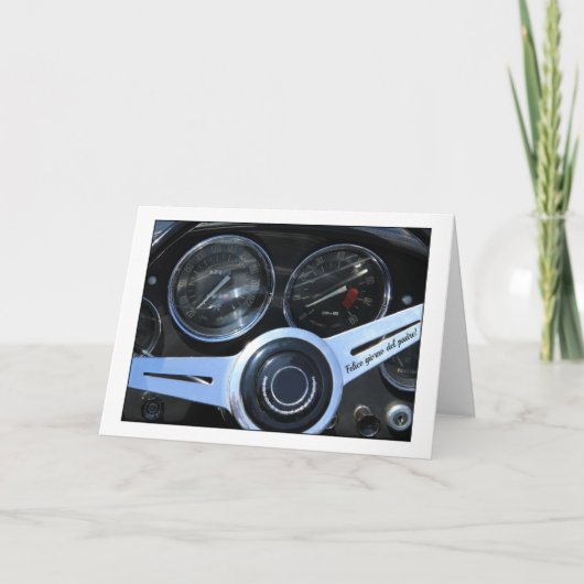 父スペインのの日札 カード (正面)