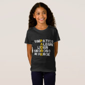 父スペインの日の頭字語 Tシャツ (正面フル)