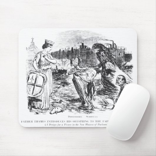 父テムズは彼の子孫を導入します マウスパッド (マウス)