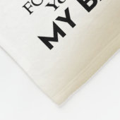 父パーソナライズされたから娘まで フリースブランケット (角)