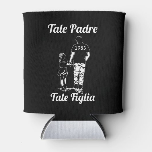 父パーソナライズされたと娘の父の日 缶クーラー (正面)