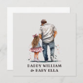 父パーソナライズされたと娘 (正面/裏面)