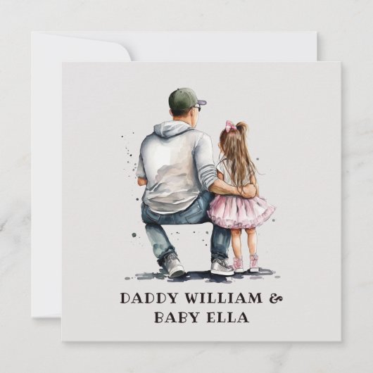 父パーソナライズされたと娘(3) (正面)