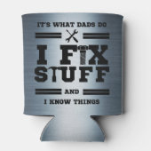 父パーソナライズされたの日が直る 缶クーラー (裏面)