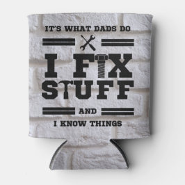 父パーソナライズされたの日が直る 缶クーラー