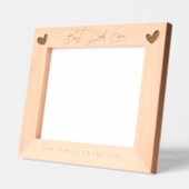 父パーソナライズされたの日のパパカスタム贈り物 レーザー彫刻フレーム (左)