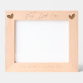 父パーソナライズされたの日のパパカスタム贈り物 レーザー彫刻フレーム (正面)