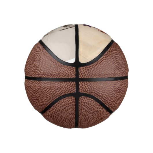 父パーソナライズされたの日の写真ギフト ミニバスケットボール (右)