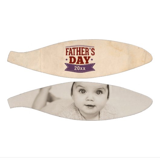 父パーソナライズされたの日の写真ギフト ミニバスケットボール (パネル)