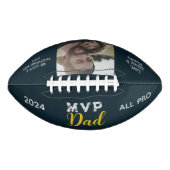 父パーソナライズされたの日の写真 アメリカンフットボール (正面)