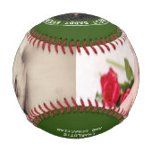 父パーソナライズされたの日の写真 野球ボール (正面)