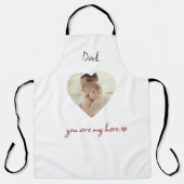 父パーソナライズされたの日の前掛け エプロン (正面)