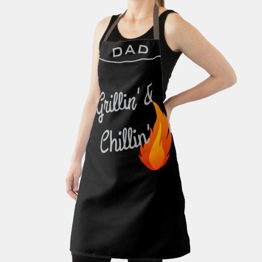 父パーソナライズされたの日の焼き粉 エプロン (インサイチュ)
