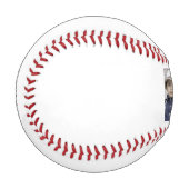 父パーソナライズされたの日の贈り物パパカスタム写真 野球ボール (正面左)