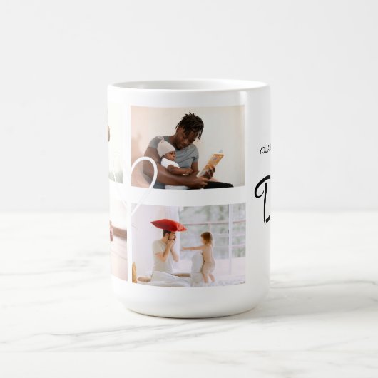 父パーソナライズされたの日コーヒーマグ コーヒーマグカップ (中央)