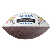 父パーソナライズされたの日サッカー アメリカンフットボール (回転90)