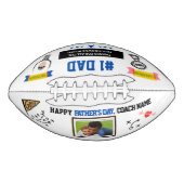 父パーソナライズされたの日サッカー アメリカンフットボール (正面)