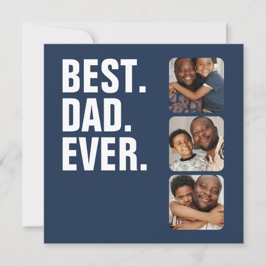 父パーソナライズされたの日フォトギフト最高のパパ (正面)