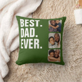 父パーソナライズされたの日フォトギフト最高のパパ クッション (ブランケット)