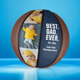 父パーソナライズされたの日フォトギフト最高のパパ ミニバスケットボール