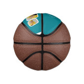 父パーソナライズされたの日フォトギフト最高のパパ ミニバスケットボール (右)