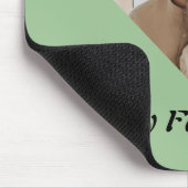 父パーソナライズされたの日マウスパッド – ソフトグリーン マウスパッド (コーナー)