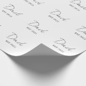 父パーソナライズされたの日ラッピング紙 ラッピングペーパー (角)