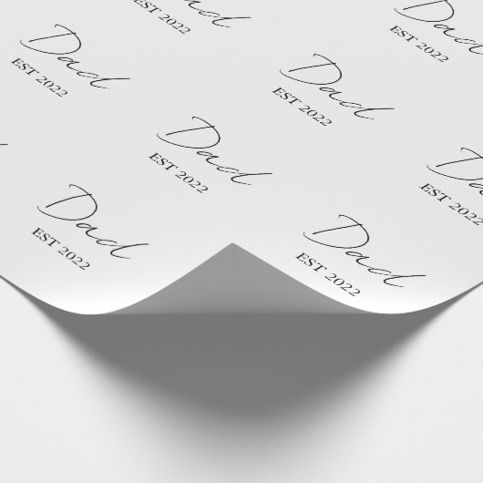 父パーソナライズされたの日ラッピング紙 ラッピングペーパー (角)