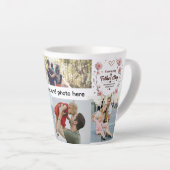 父パーソナライズされたの日ラテマグカップ – 12オズ カフェラテマグ (右アングル)