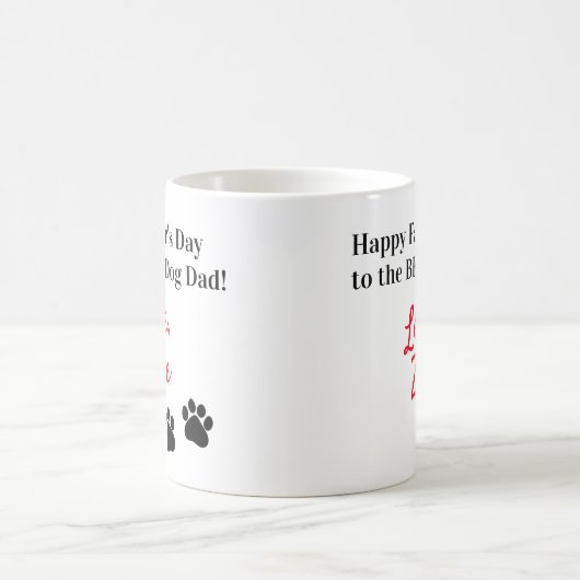 父パーソナライズされたの日 コーヒーマグカップ (中央)