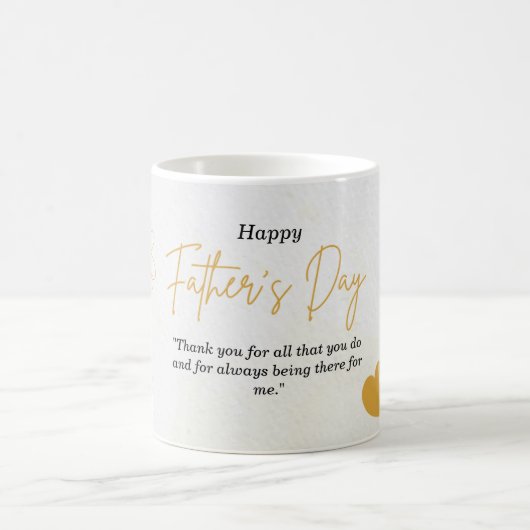 父パーソナライズされたの日 コーヒーマグカップ (中央)