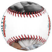 父パーソナライズされたの日 ソフトボール (裏面)