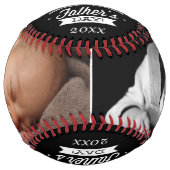 父パーソナライズされたの日 ソフトボール (正面)