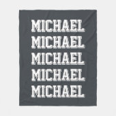 父パーソナライズされたの日 フリースブランケット (正面)