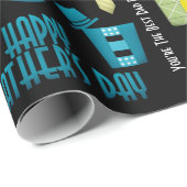 父パーソナライズされたの日 ラッピングペーパー (ロールコーナー)