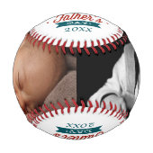 父パーソナライズされたの日 野球ボール (正面)