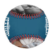 父パーソナライズされたの日 野球ボール (裏面)