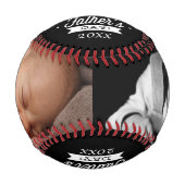 父パーソナライズされたの日 野球ボール (正面)
