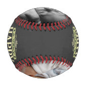 父パーソナライズされたの日 野球ボール (裏面)