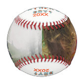 父パーソナライズされたの日 野球ボール (正面)