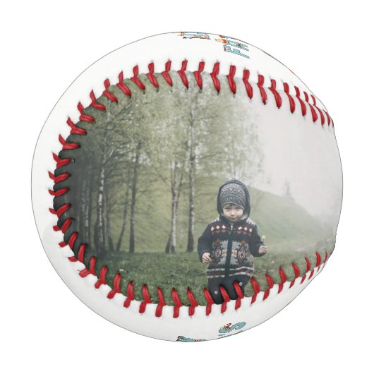 父パーソナライズされたの日 野球ボール (正面左)