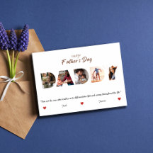 父パーソナライズされたの日DADDYフォトコラージュ