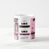 『父パーソナライズされた様に娘が好き、おお困り』 コーヒーマグカップ (中央)