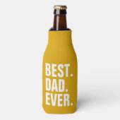 父パーソナライズされた祭ギフト最高のパパ ボトルクーラー (ボトル正面)
