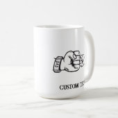 父パーソナライズされた祭マグカップ コーヒーマグカップ (正面右)