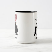 父パーソナライズされた祭マグカップ ツートーンマグカップ (中央)