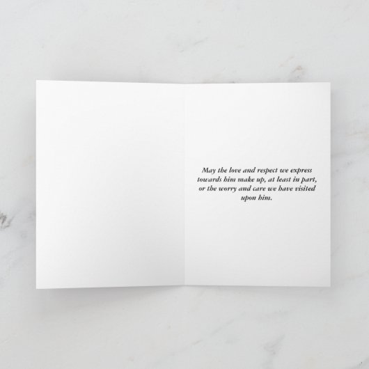 父ビクトリアンの日 カード (内部)