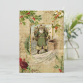 父ビクトリアンクリスマスフローラエフェメラ シーズンカード (スタンド正面)