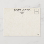 父ビクトリアンクリスマスフローラエフェメラ シーズンポストカード (裏面)