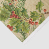 父ビクトリアンクリスマスフローラエフェメラ 薄葉紙 (詳細)